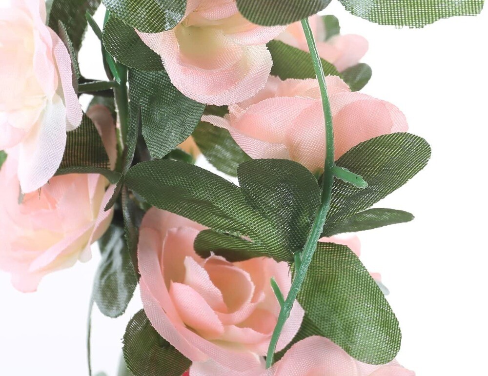 2 Pack Artificial Rose Vine Cherry Blossom Garland Flower Hanging Wedding Party