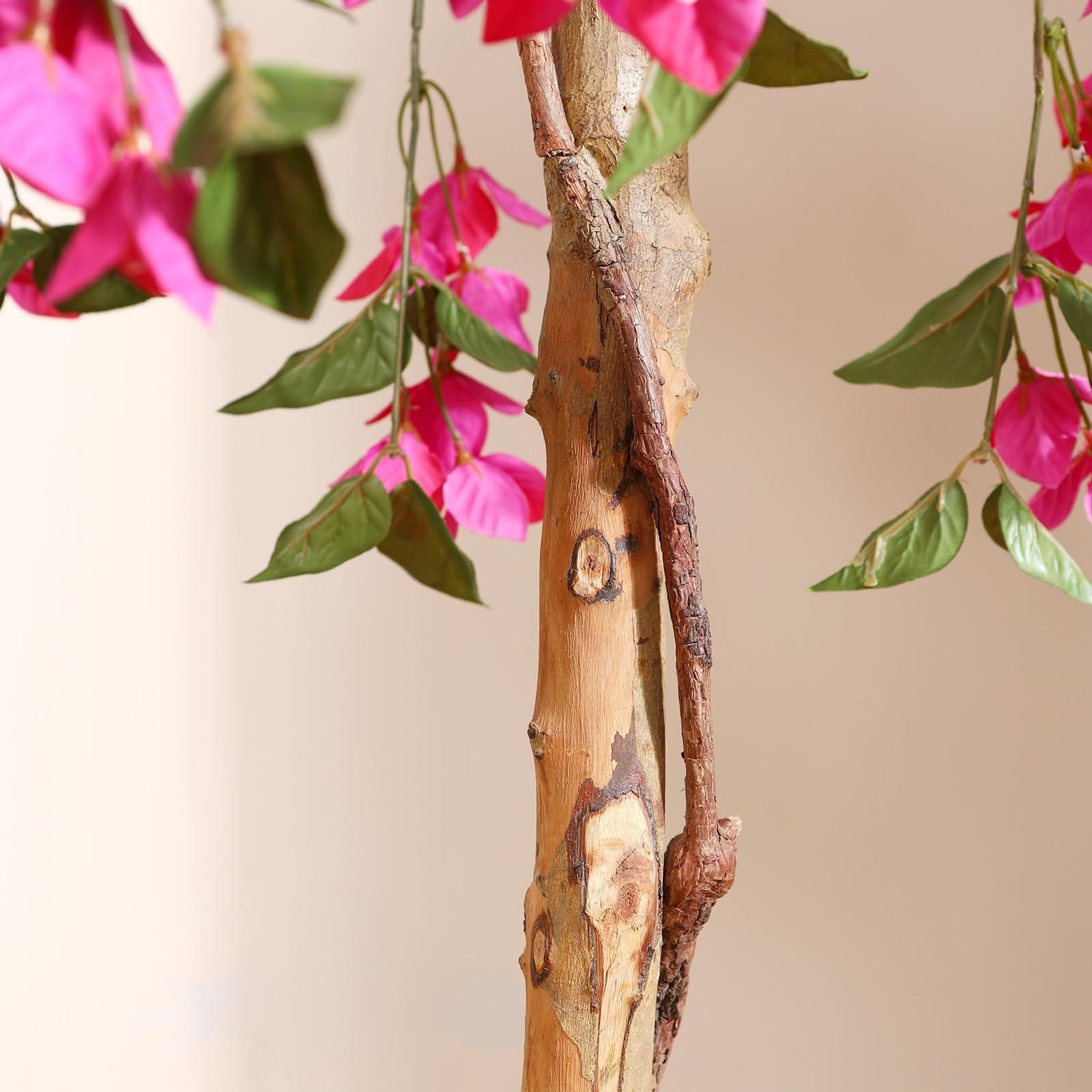4FT Artificial Tree Tall Potted Fake Bougainvillea Trees for Outdoor Indoor O…