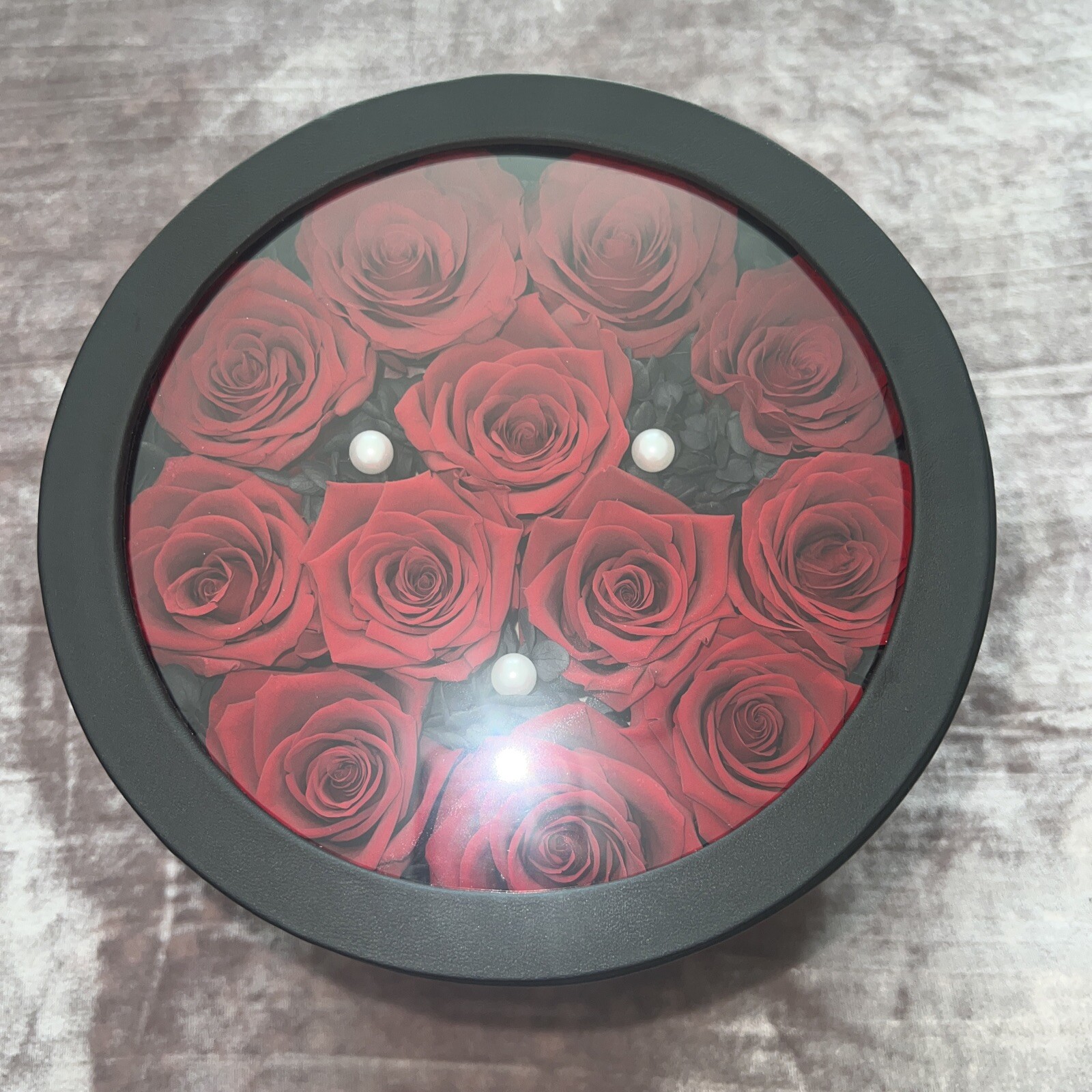 New Flowerscape Premium Forever Roses – 12 Long Lasting Real Red Roses in a Box