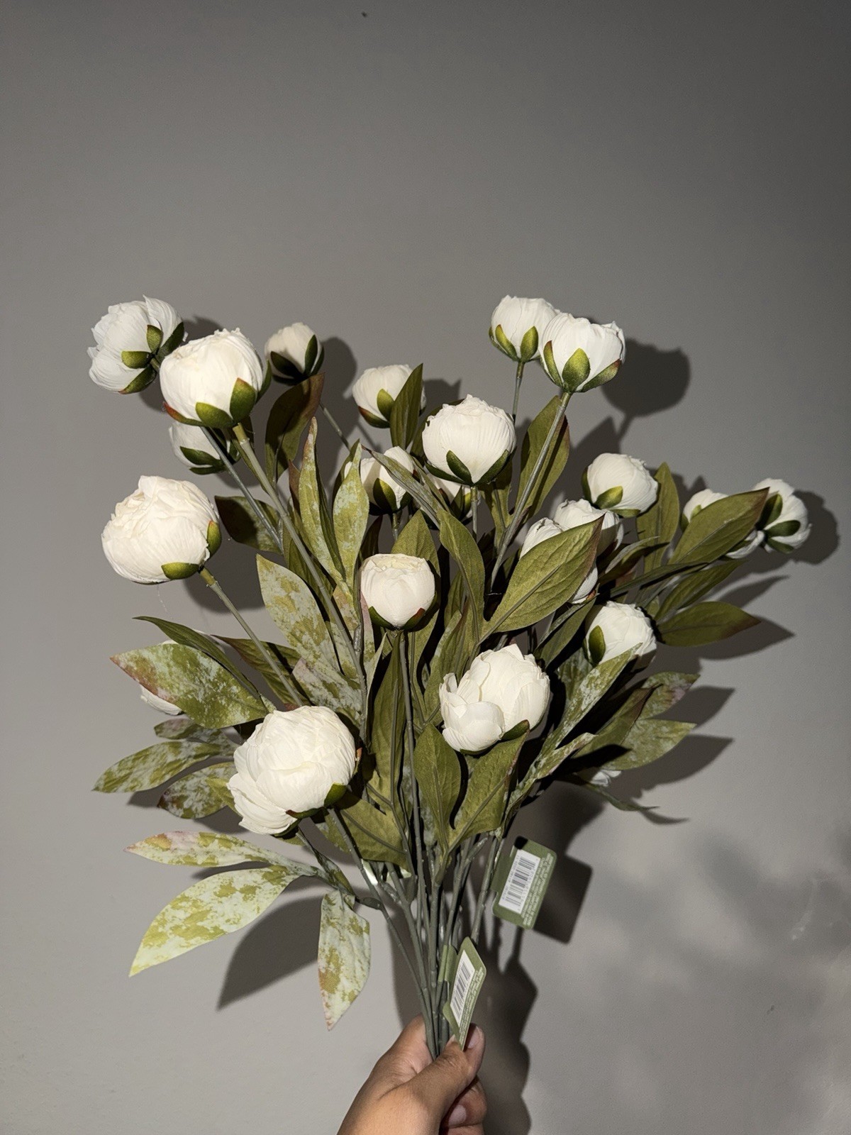 Michael’s Ashland Cream Viral Peony Stems Set of 4 New