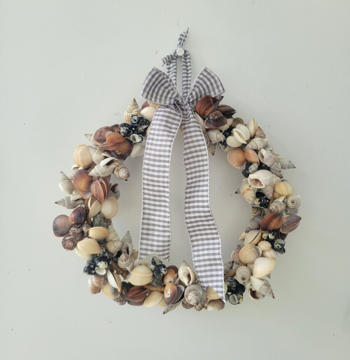 Sea Shell Wreath Handmade Nautical Coastal Beach Door Wall Home Decor