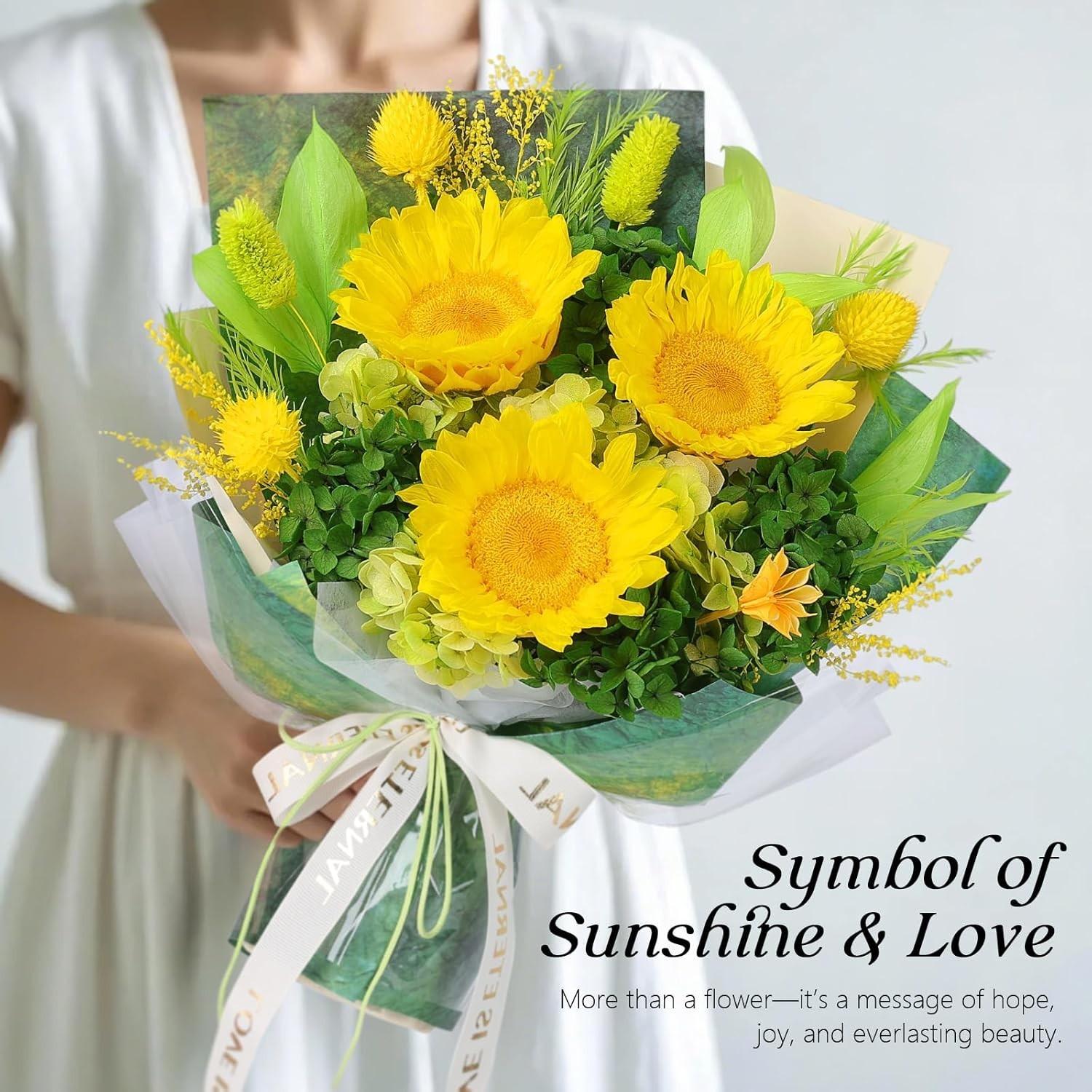 Preserved Sunflower Bouquet – Forever Flowers for Delivery, Long-Lasting Flower