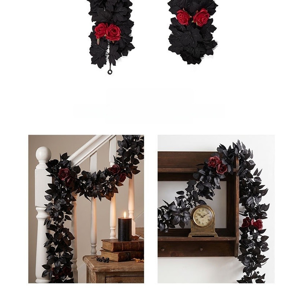 Maple Leaf Vine Floral Garland for Halloween For Party Home Decoration