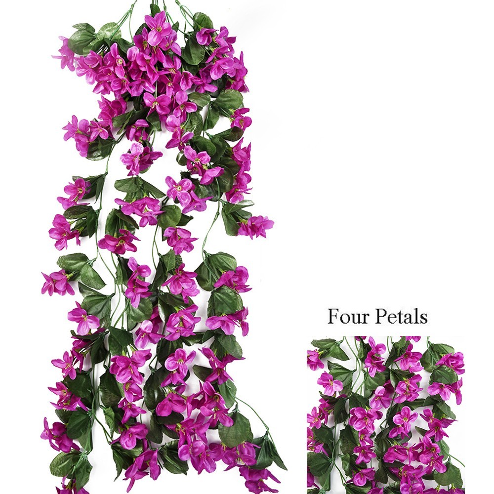 Artifical Fake Flowers Ivy Vine Hanging Garland Plants Wedding Home Indoor Decor