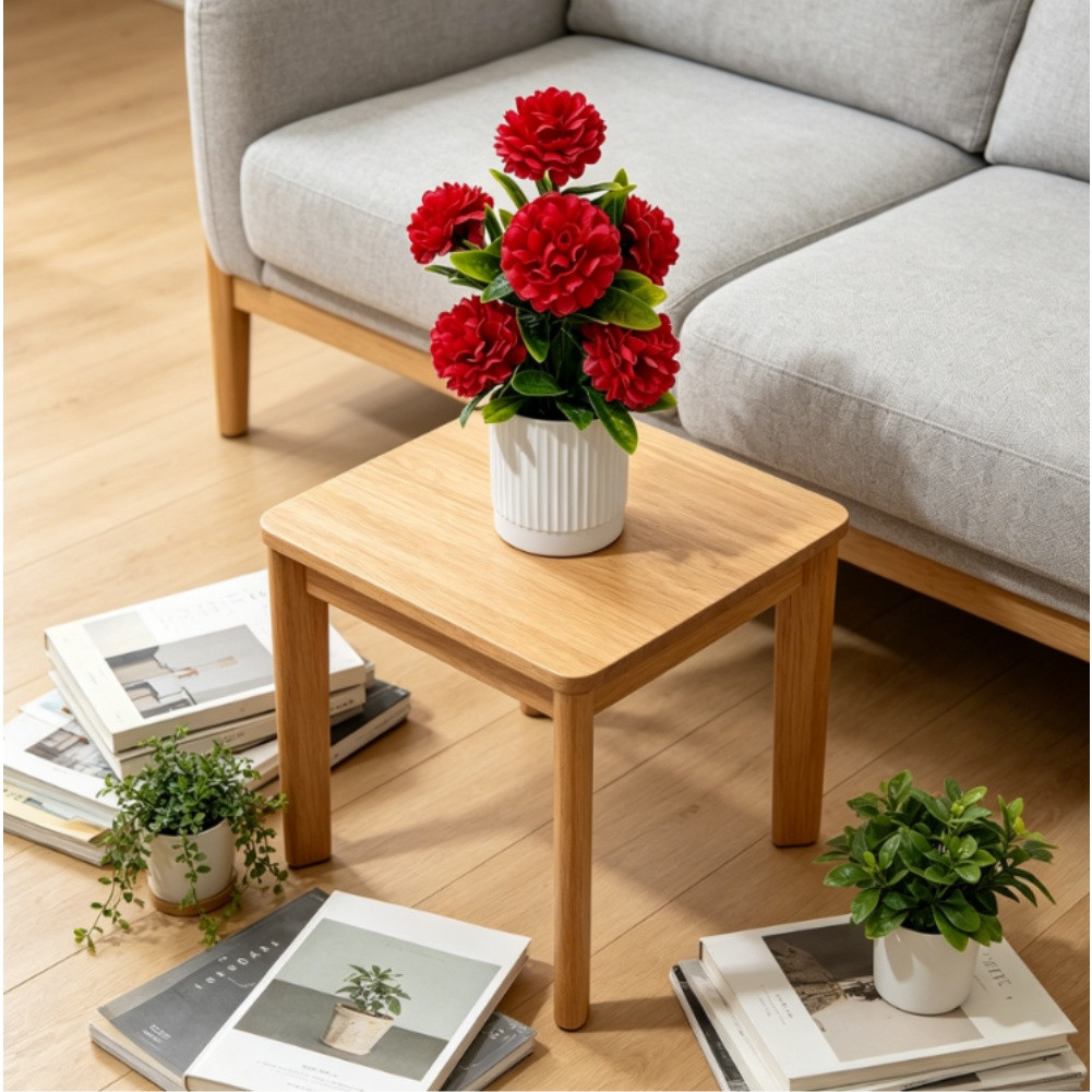 7 Piece Silk Chrysanthemum Flower Arrangement for Tabletop Centerpiece Decor
