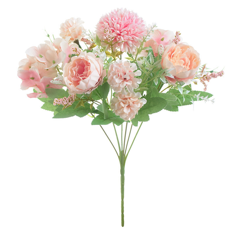 Silk Peony Artificial Fake Flowers Bunch Bouquet Home Wedding Party Decor Hot US
