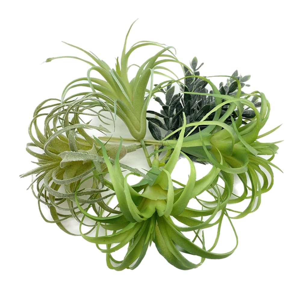 5 PCS Assorted Artificial Succulents Air Plants Unpotted Realistic Greenery