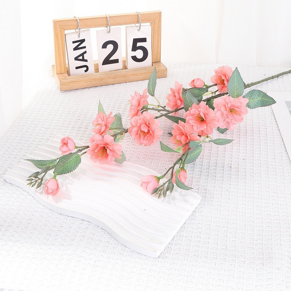 Artificial Camellia Flower 27.56in for Wedding Table Decor Outdoor Use