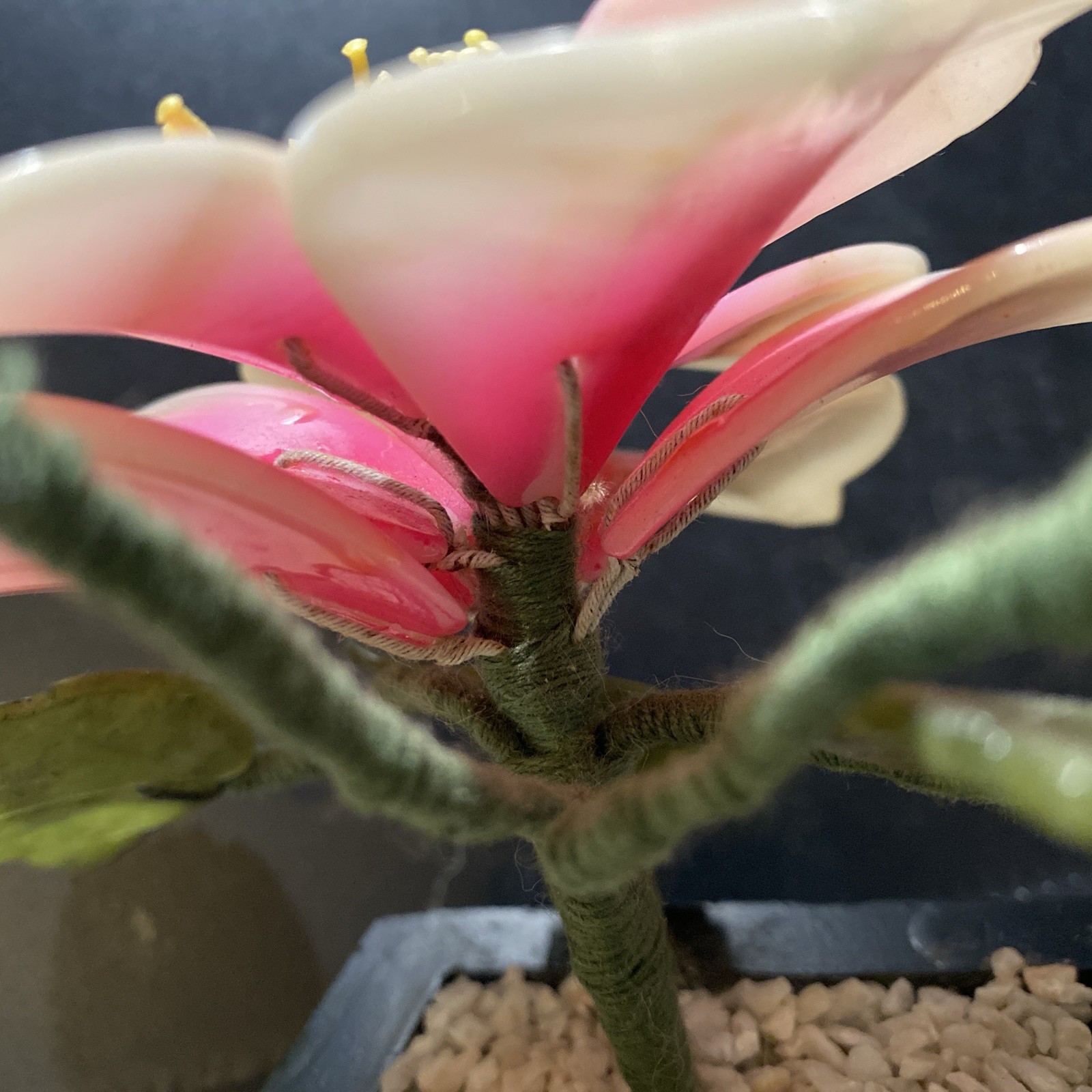 Natural Stone Flower Arrangement, Jade quartz Lotus/Peony