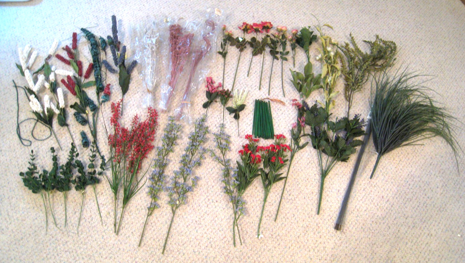 Vtg Floral Stems and Pics Lot of 35 Some Unique Most new