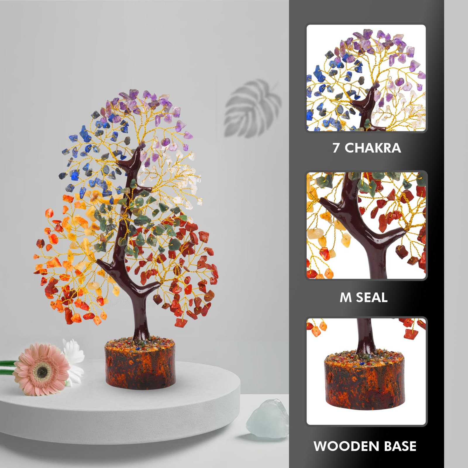 7 Chakra Crystal Tree Of Life Home Decor Stones Birthday Gifts For Women