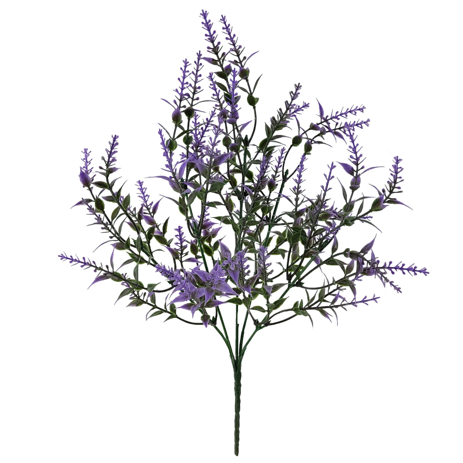 (3pack)Indoor Artificial Flower Lavender Pick,PurpleColor, Assembled Height13.5″