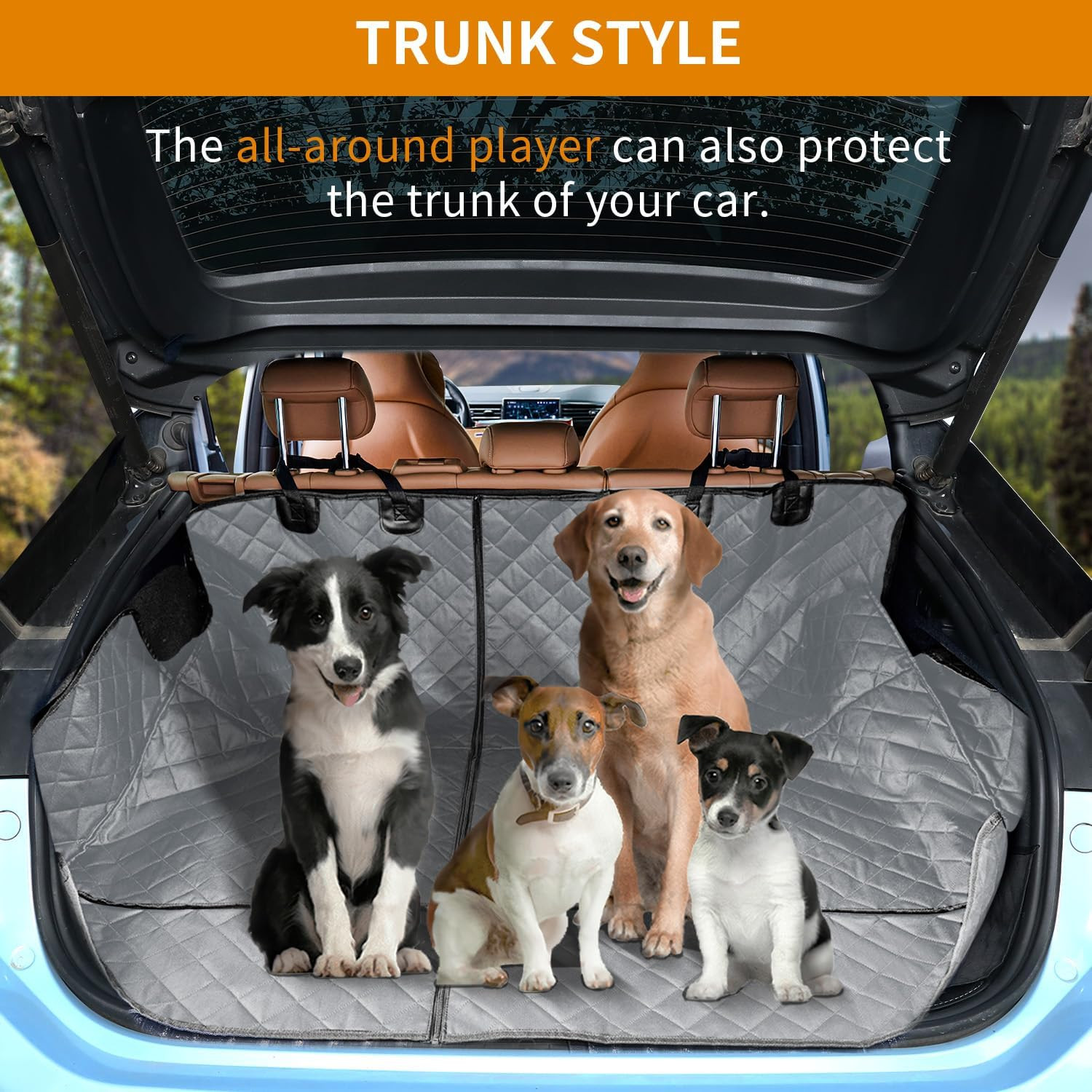 Waterproof Dog Car Seat Cover – Heavy-Duty Protector for SUVs, Trucks & Sedans