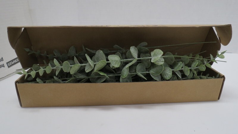 Tiyard 18pcs Eucalyptus Stems Artificial Eucalyptus Leaves Stems Artificial F…