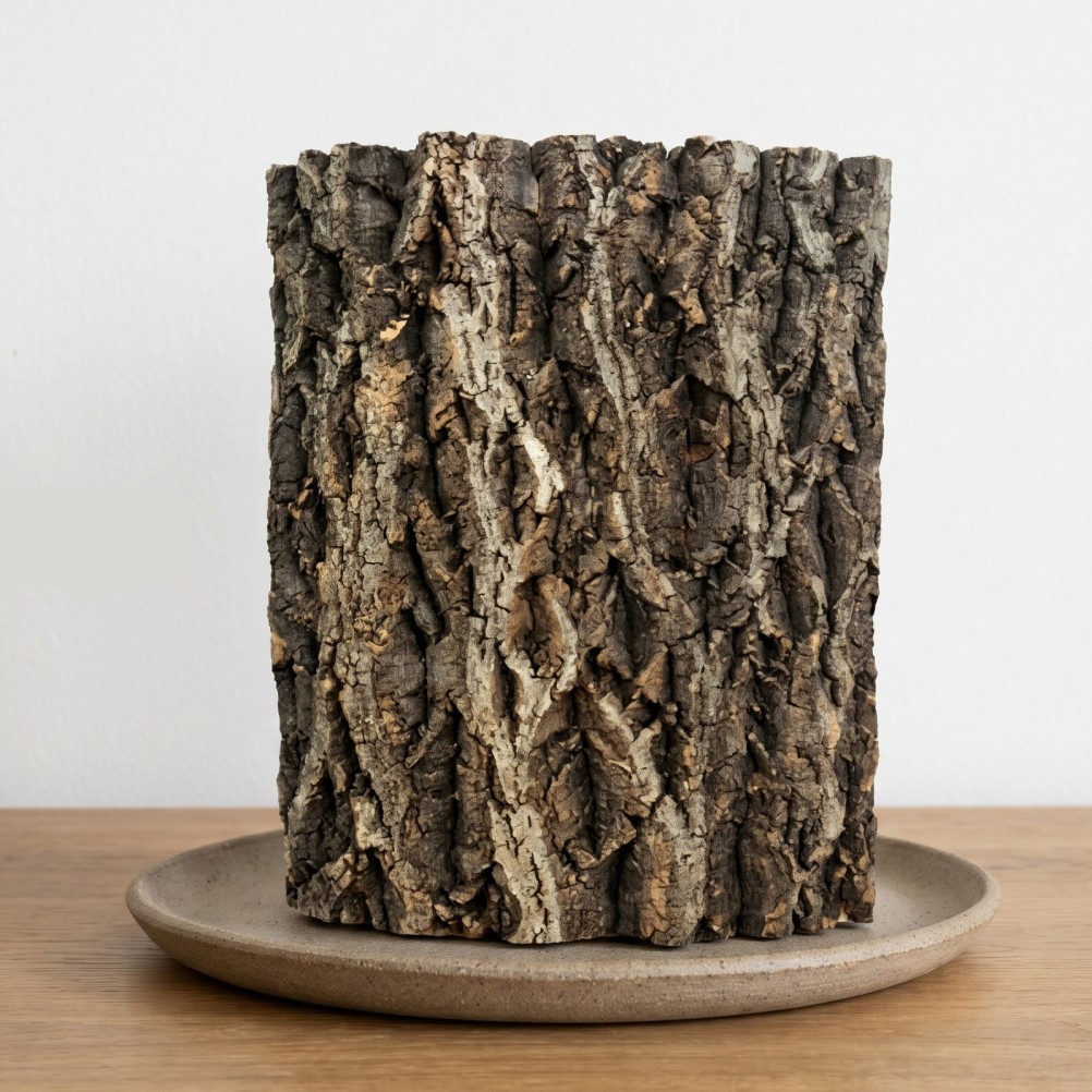 5Pcs Durable Cork Bark Tiles for Reptile Tank Natural Brown Climbing Decor