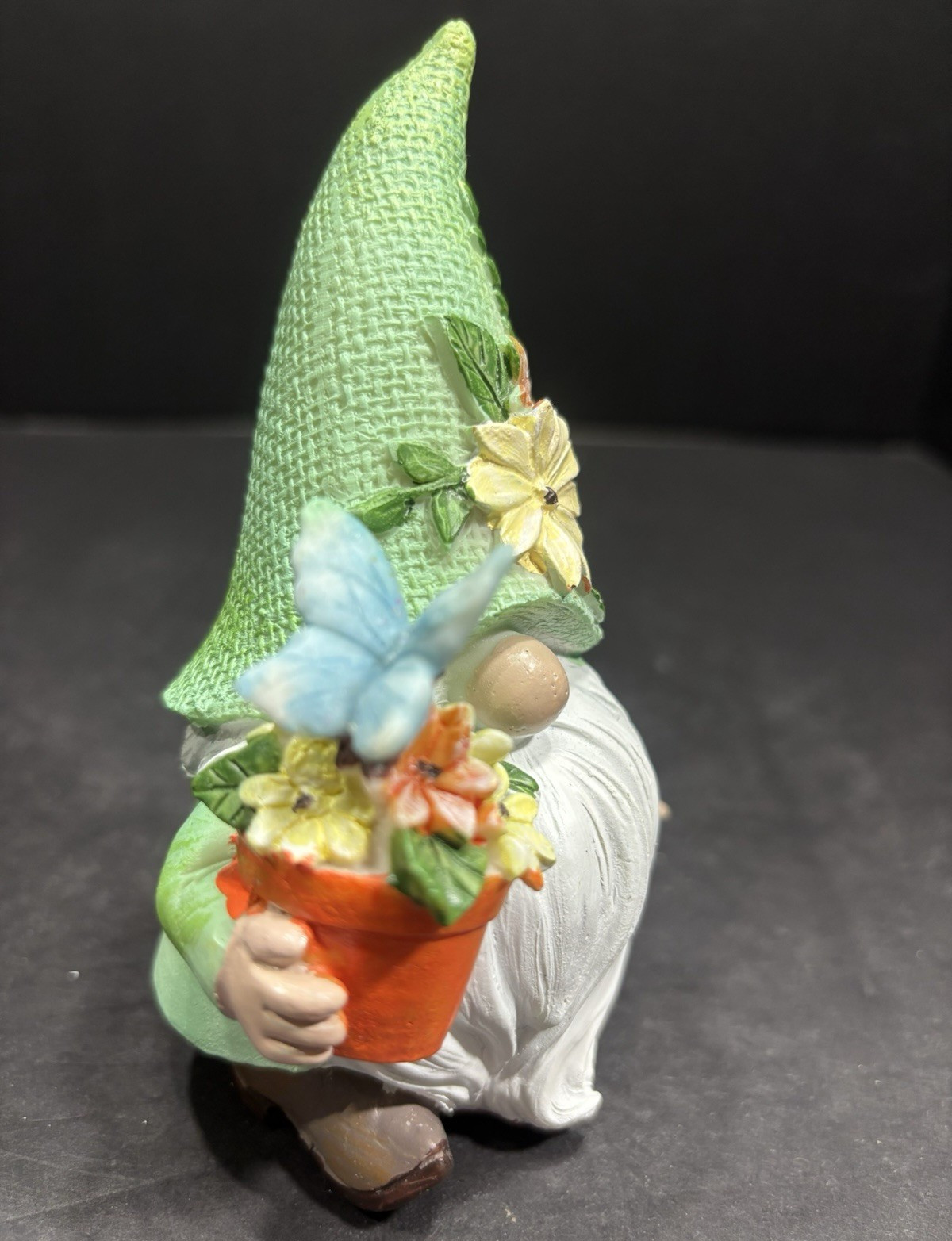 Nome Green Floral Ceramic Home Decor All Occasions Multicolor EC 6″Hx3.75″Lx3″W