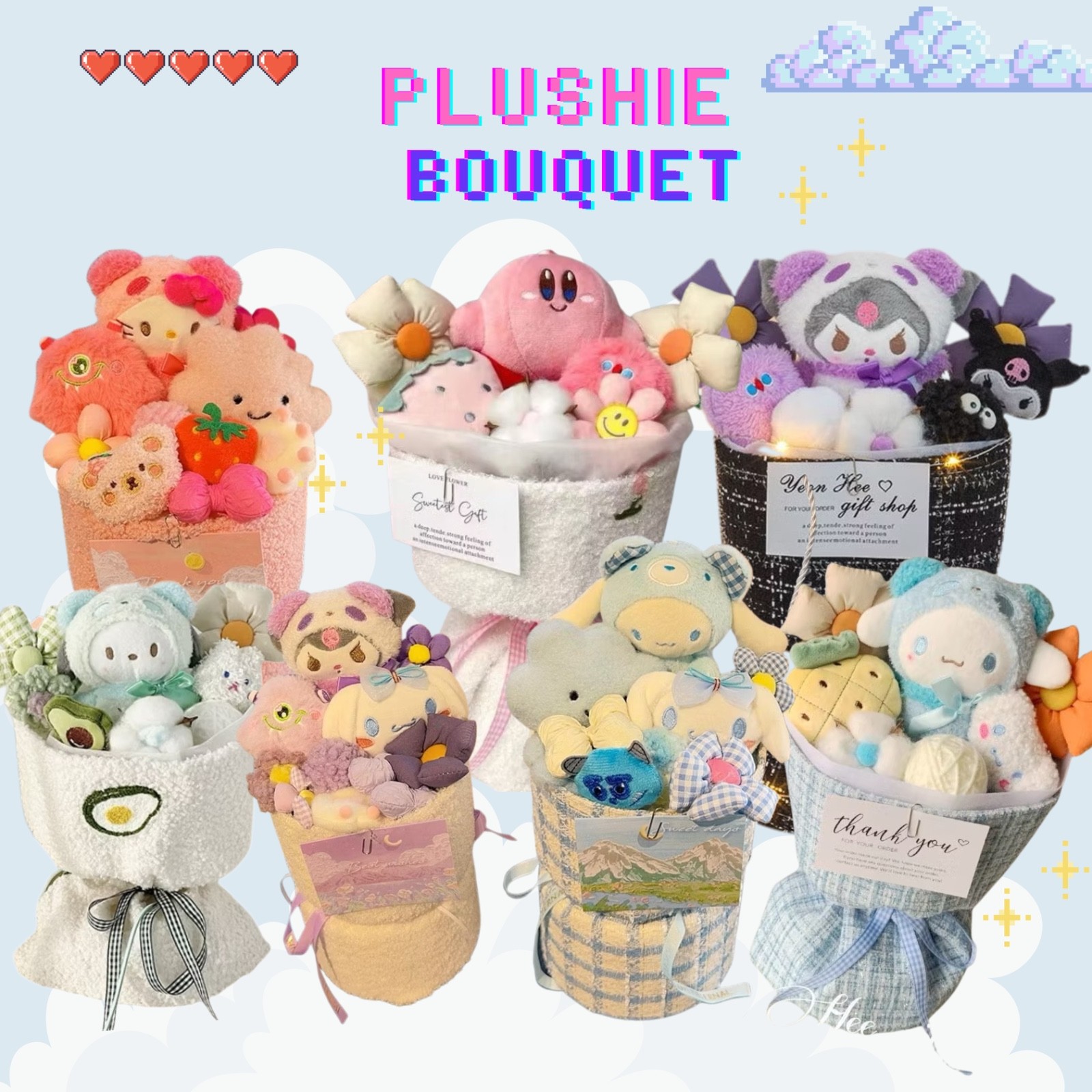 plush bouquet