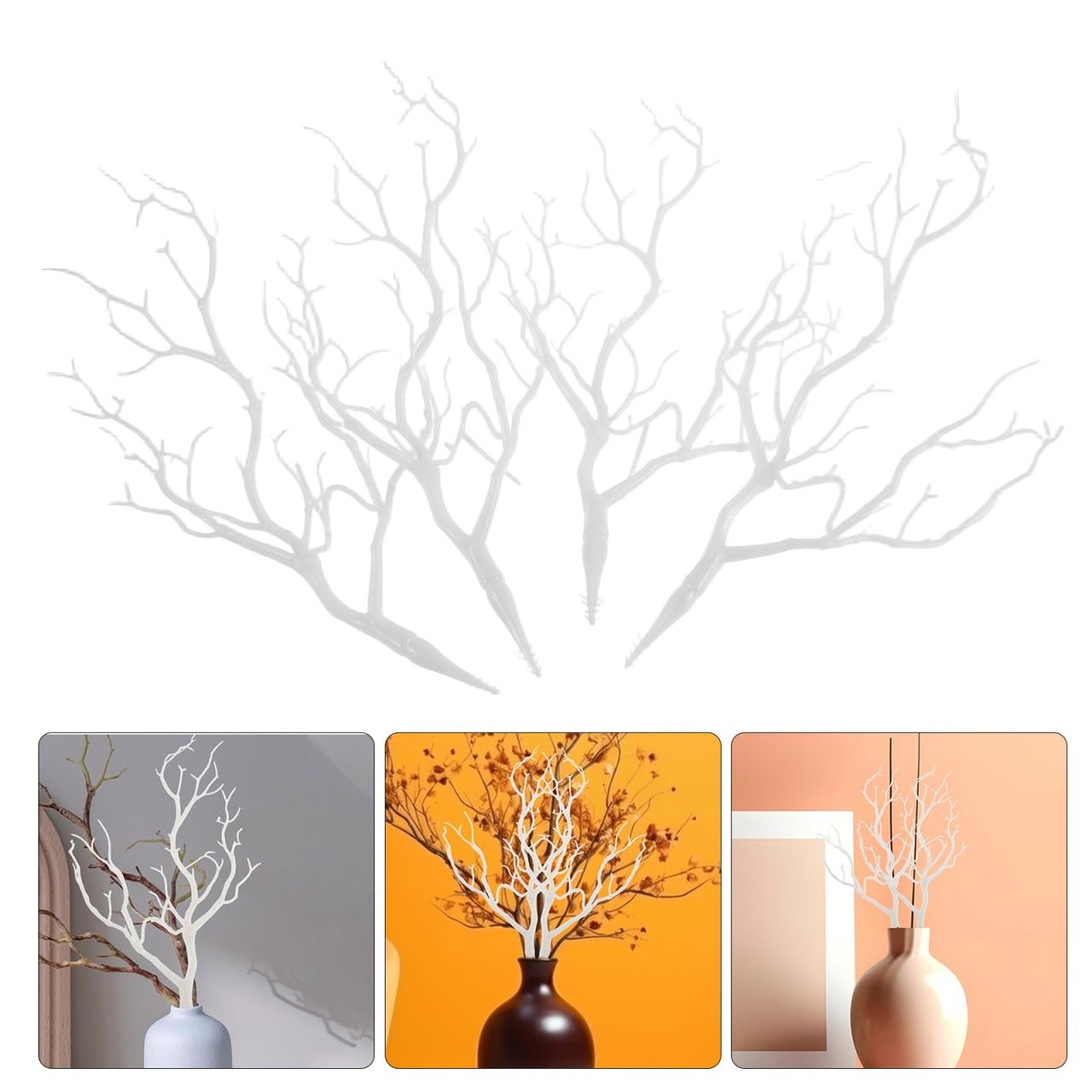 Artificial Antler Dried Tree Branches 13.76” Art Witch Antler Branch Decorat…