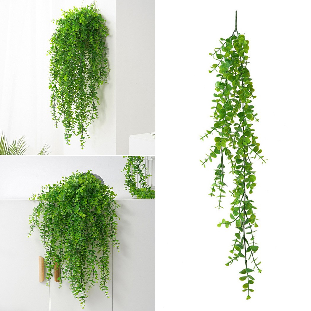 Artificial Hang Plants Fake Vine Ivy Leaf Greenery Garland Party Wedding Decor
