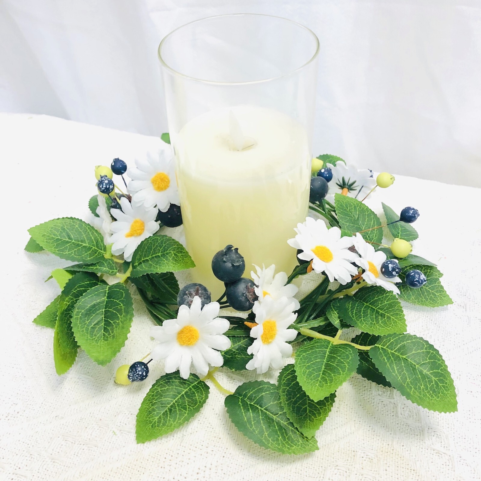 Artificial Blueberry Flowers Plant Vine Garland for Wedding Birthday Home Decor