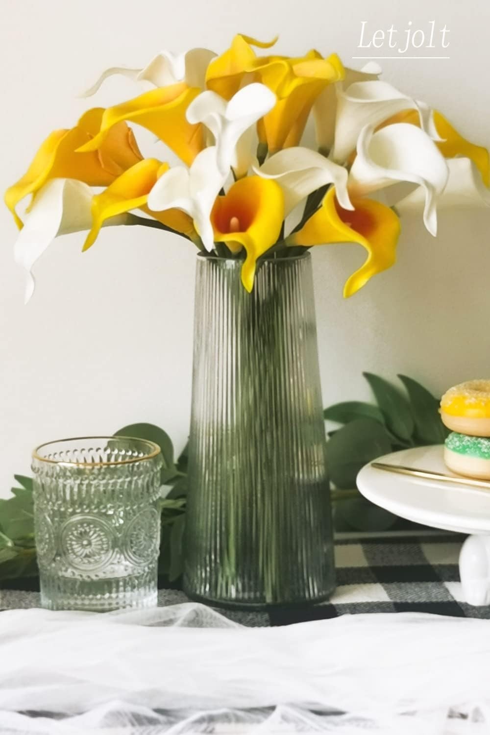 Lifelike White Calla Lily Bouquet – 12 Maintenance-Free Flowers for Any Event