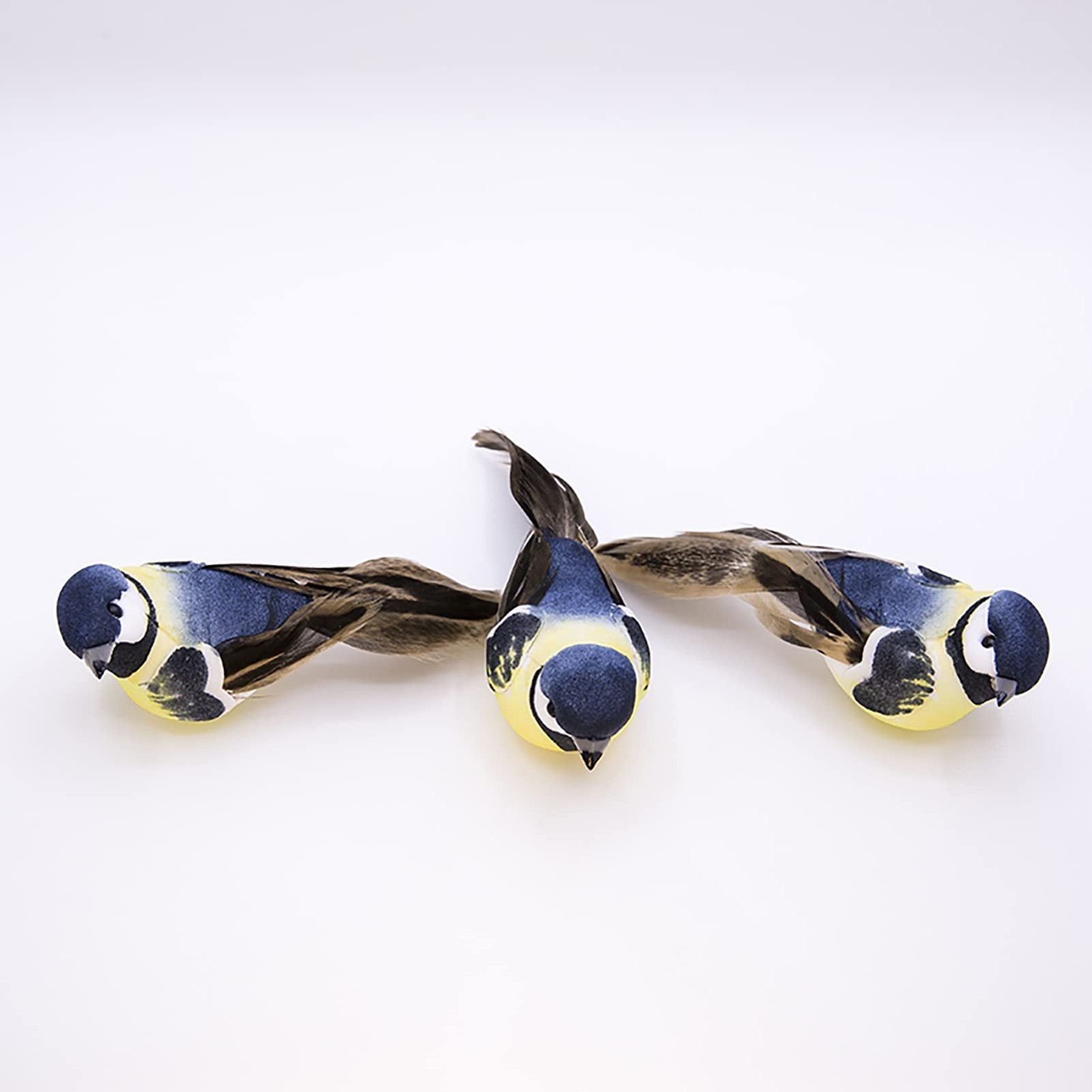 12 PCS Artificial Bird Ornament Set with Clip, Spring Tree Wedding Decoration