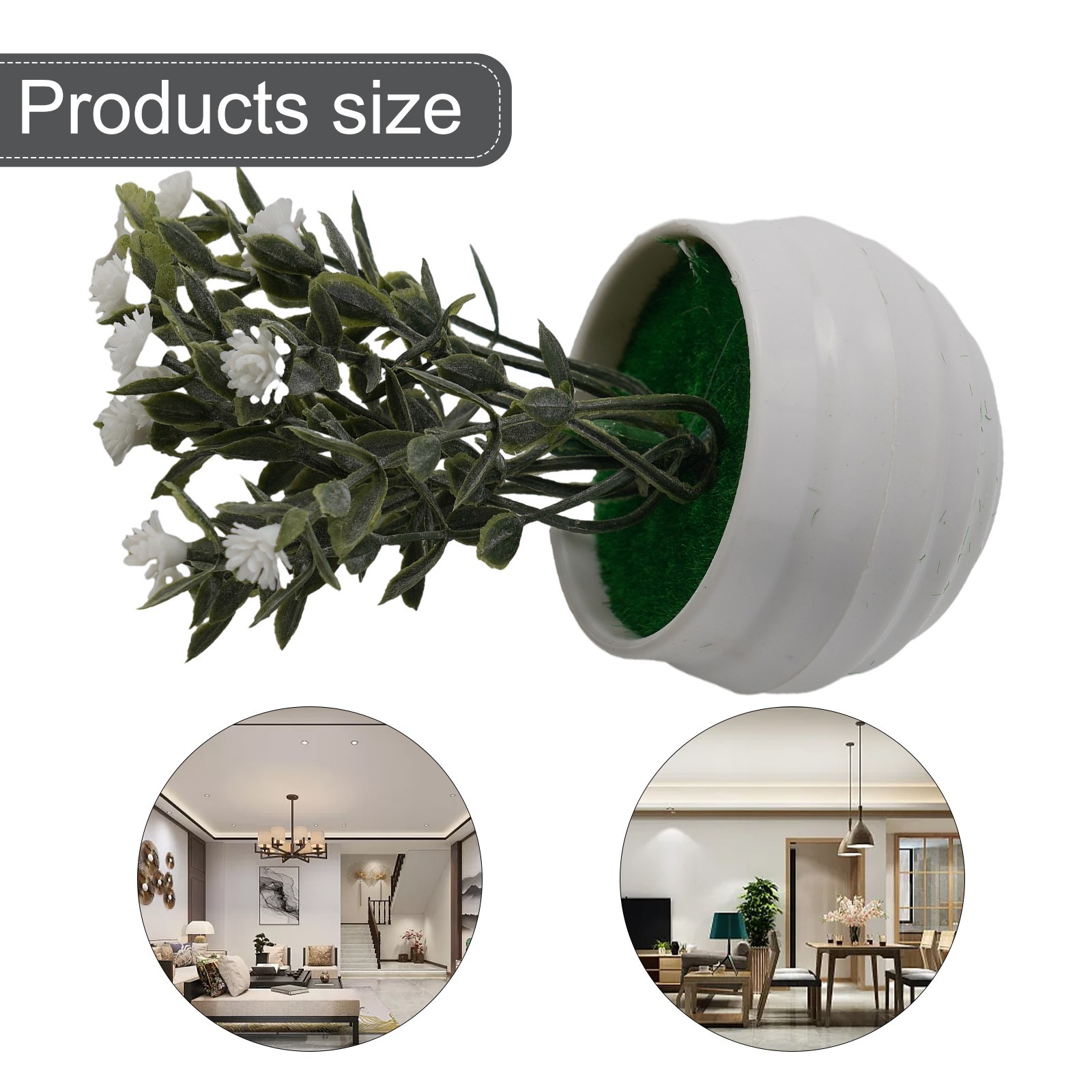 Simulation Gypsophila Small Potted Fake Flower Pot 11*9cm Artificial Flower