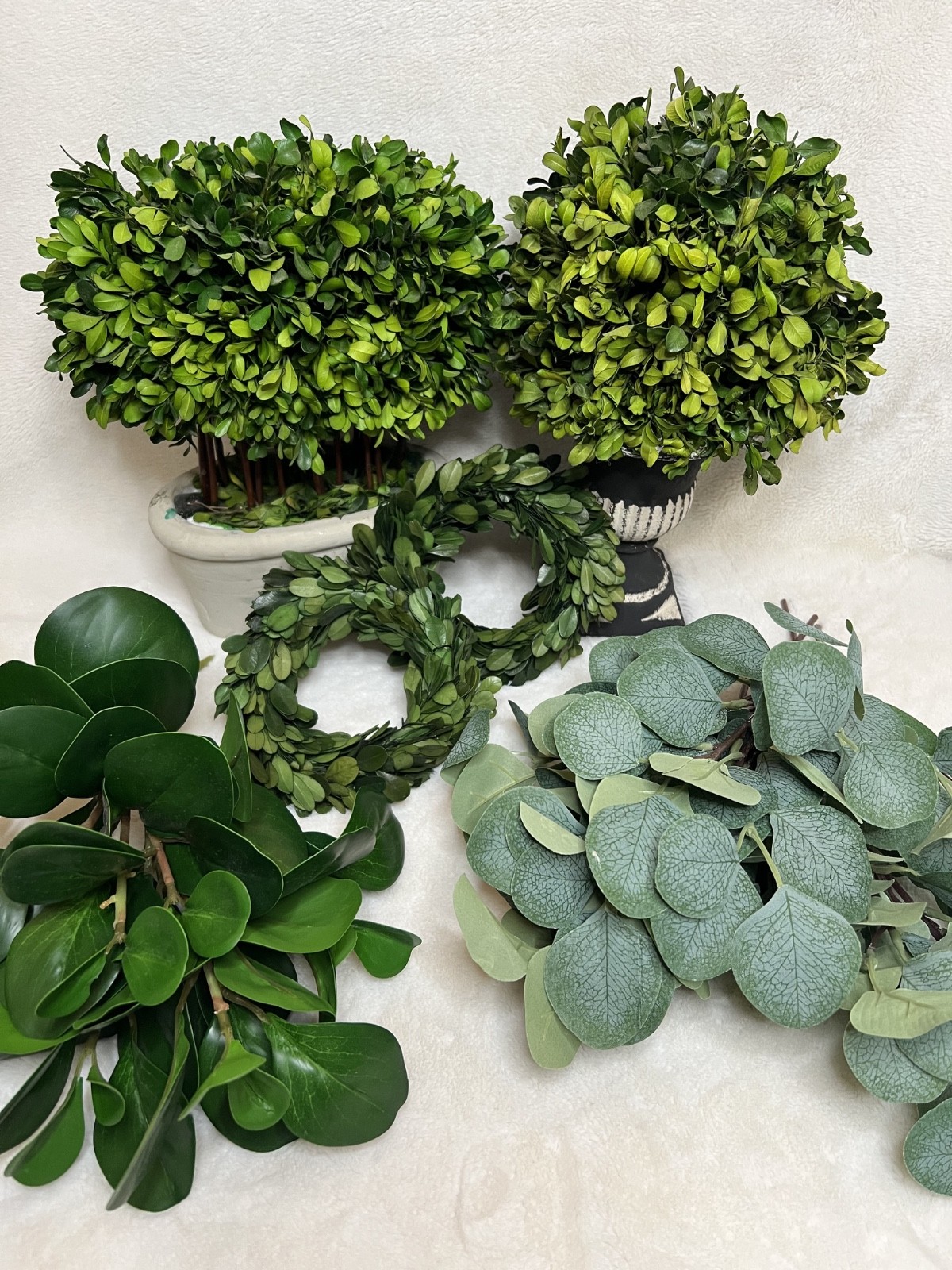 Bundle of Topiaries, Wreaths, and Picks for Decor