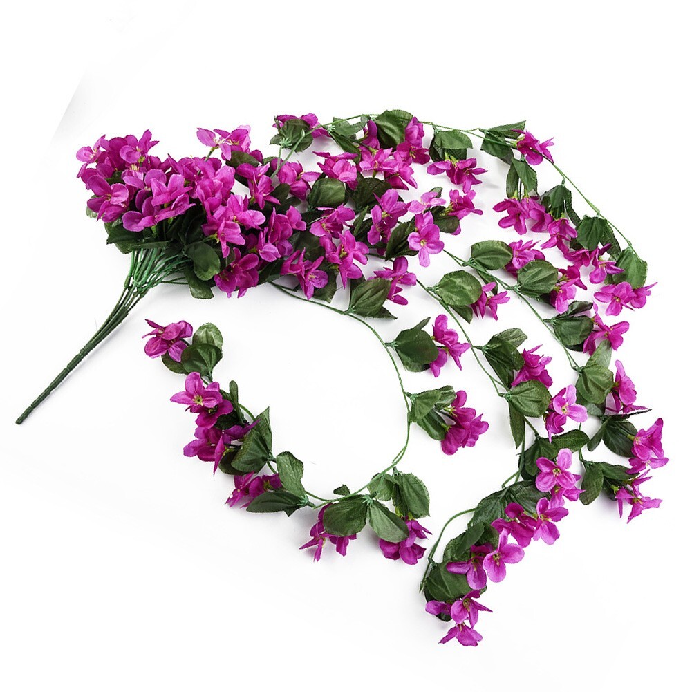 Artificial Fake Flowers Ivy Vine Hanging Garland Plant Wedding/Home Decoration