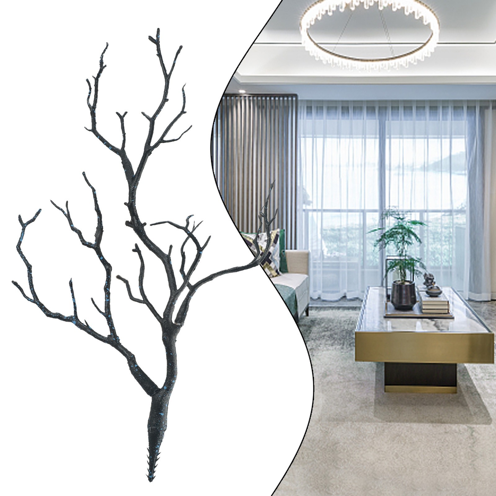 Art Simulation Plastic For Leaf Plant Tree Branch Home Indoor Shop Decoration