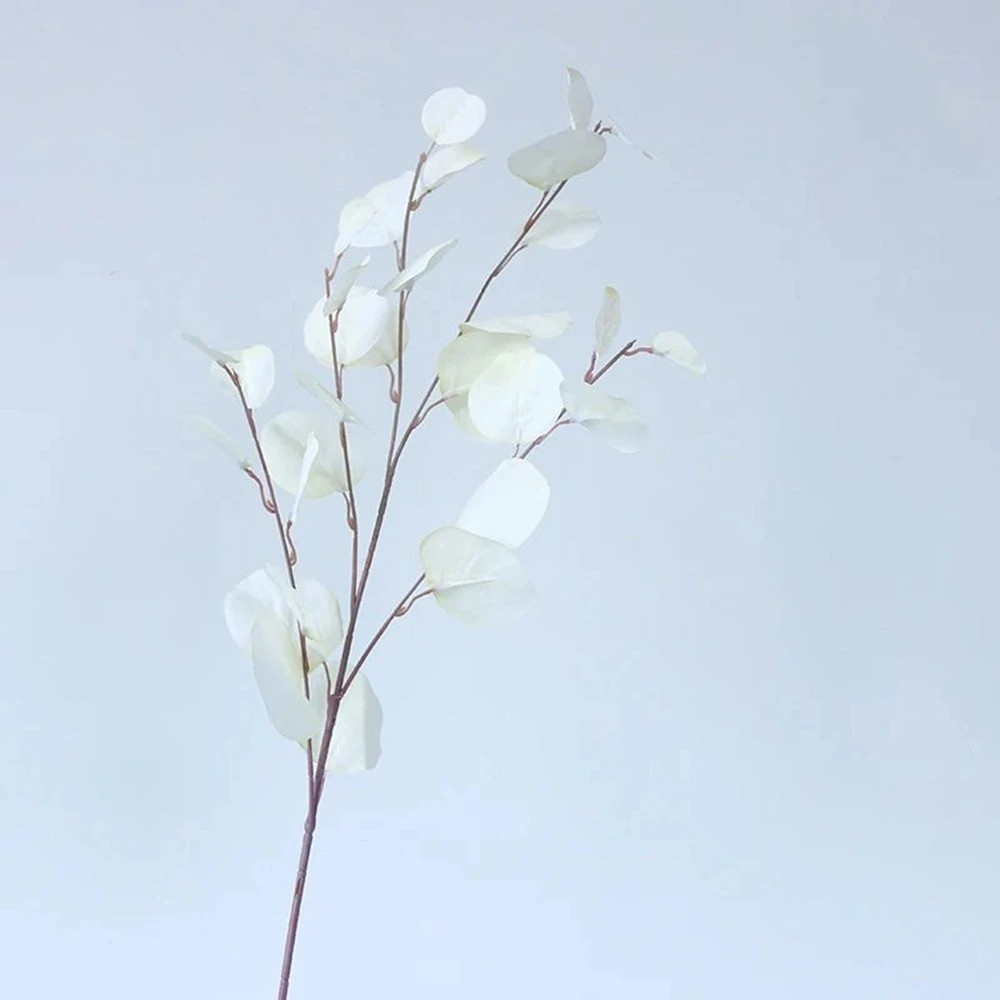 Artificial Eucalyptus Long Stem Leaves Money Plant Wall Home Wedding Decor