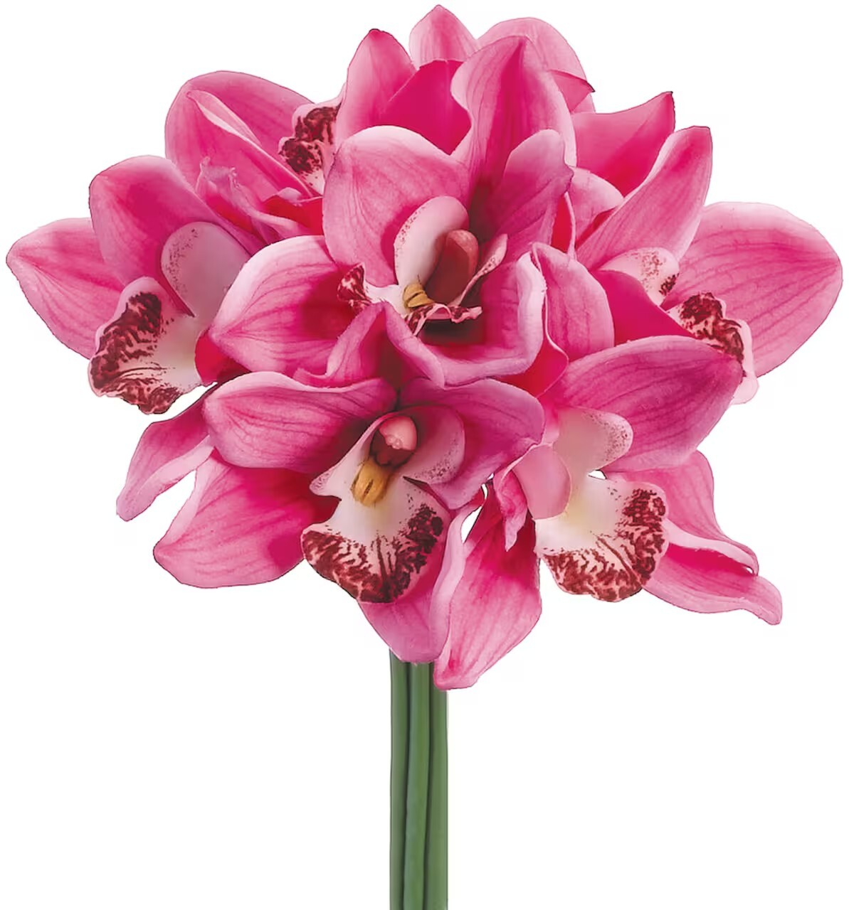 12″ Real Touch Cymbidium Orchid Bouquet Pink 6pk