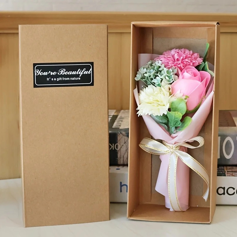 Creative Soap Flower Valentines Day Wife Girlfriend Gift Rose Flower Artificial