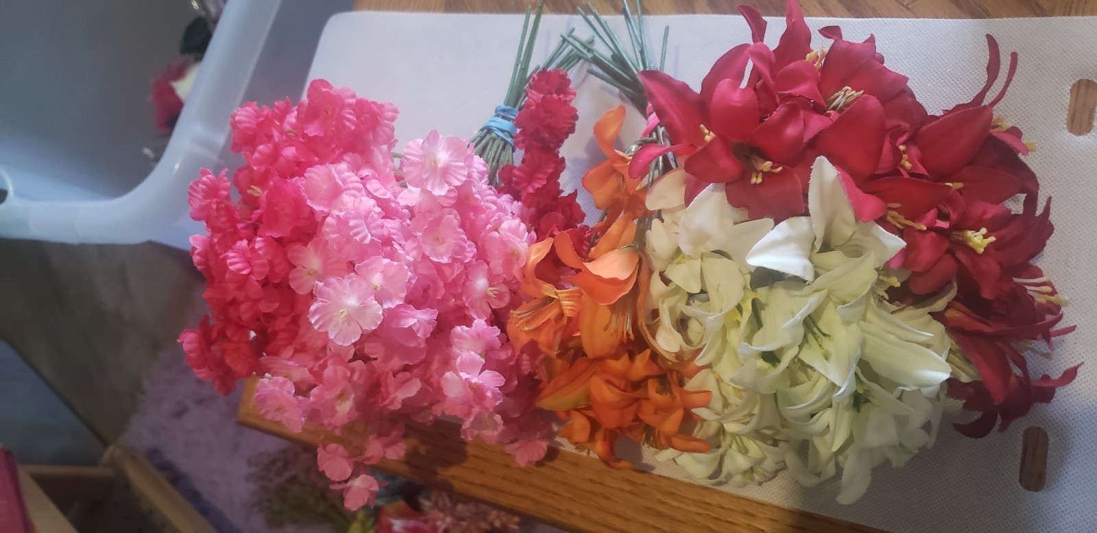 Lot Of Artificial Flowers