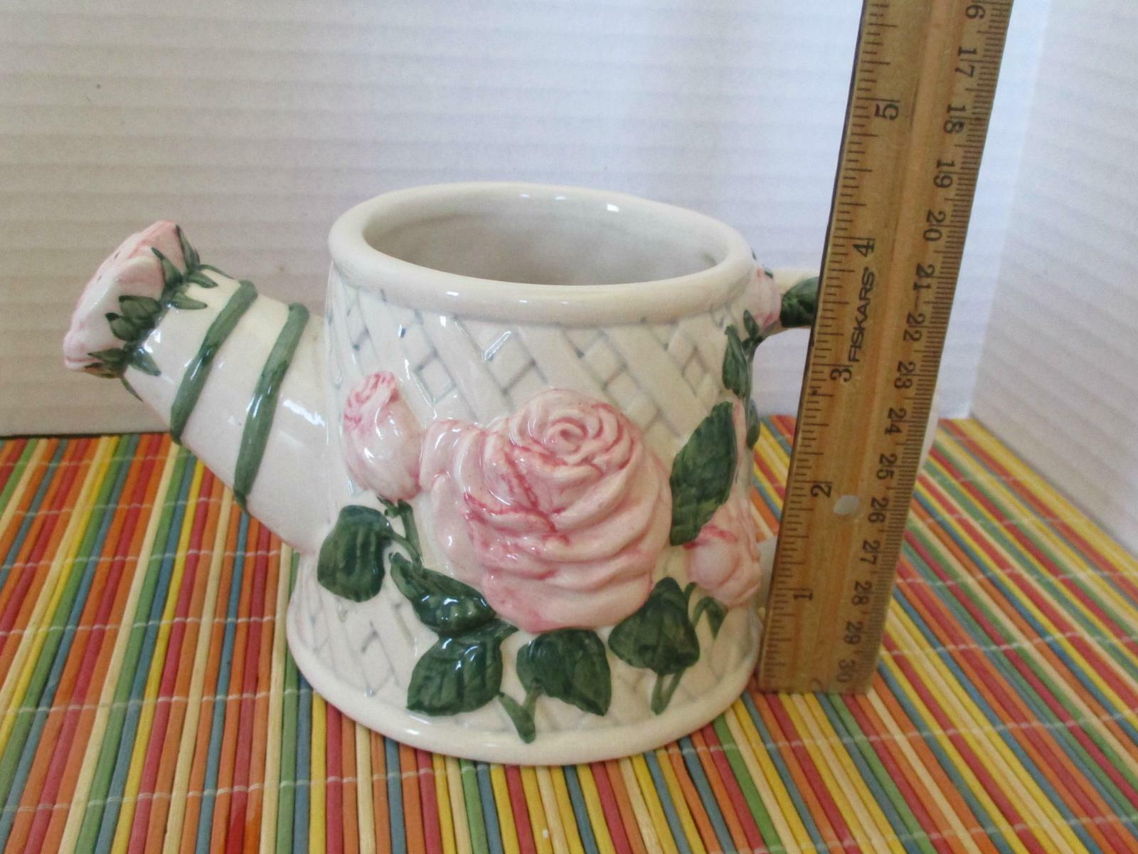1996 BeaugArt Watering Can Planter Flowers Inc Balloons