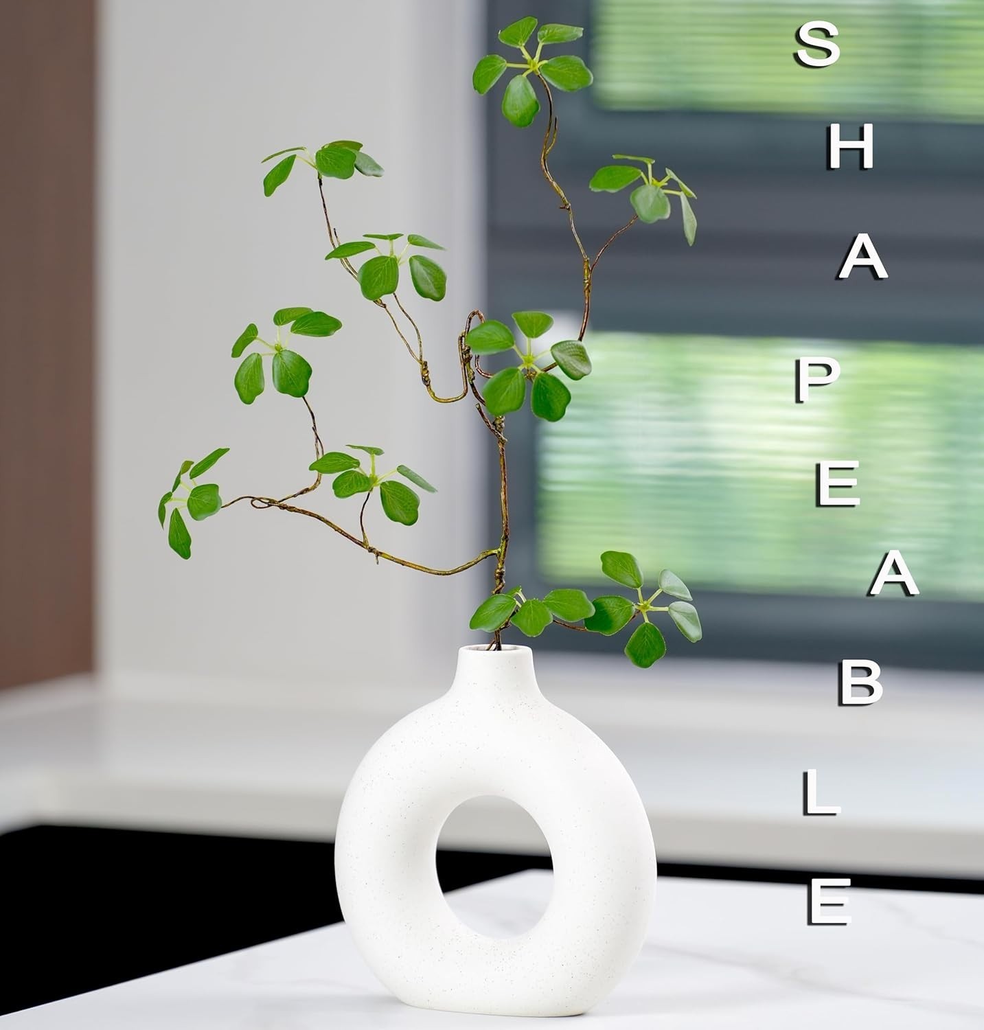 2PCS Faux Eucalyptus Stem Decoration – 33.5” Bendable Greenery for All Seasons