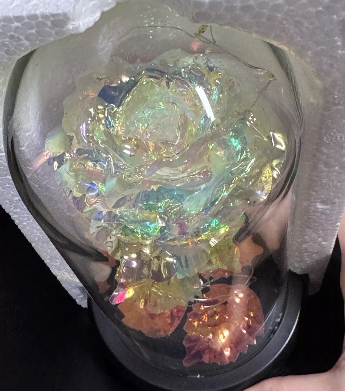 Galaxy Artificial Rose Flower Love Forever Enchanted Rose Colorful LED Light