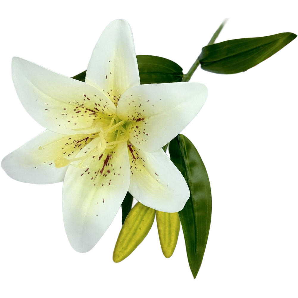 Silk for lily Single Stem 36cm for DIY Garland Entryway Decoration Event Styling