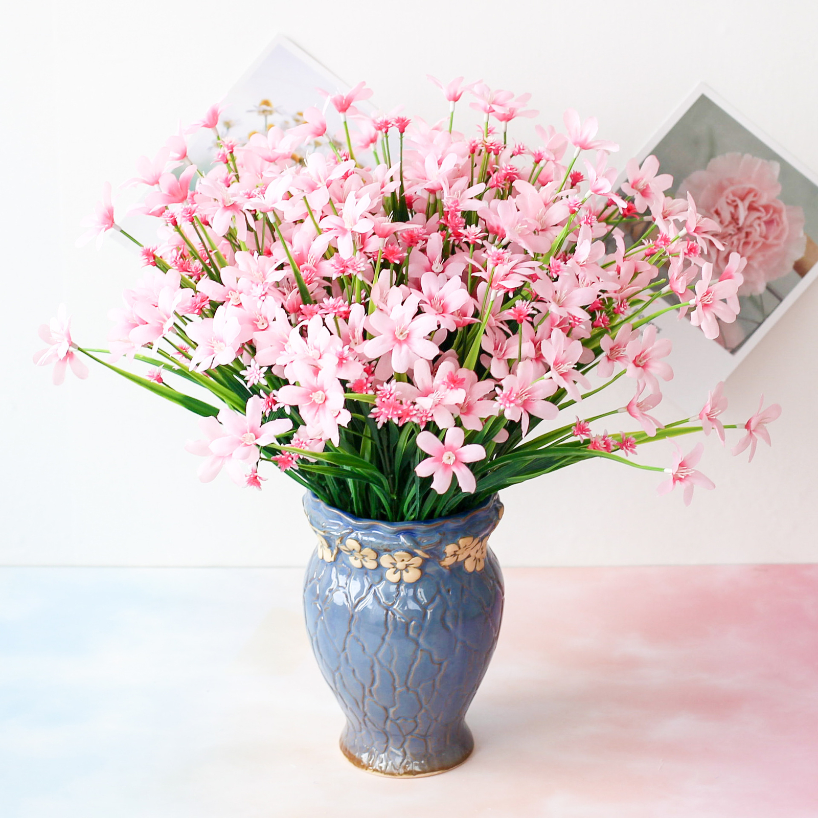 US Artificial Flowers Fake Plant Outdoor Floral Greenery Grass BUY 2 GET 2 FREE