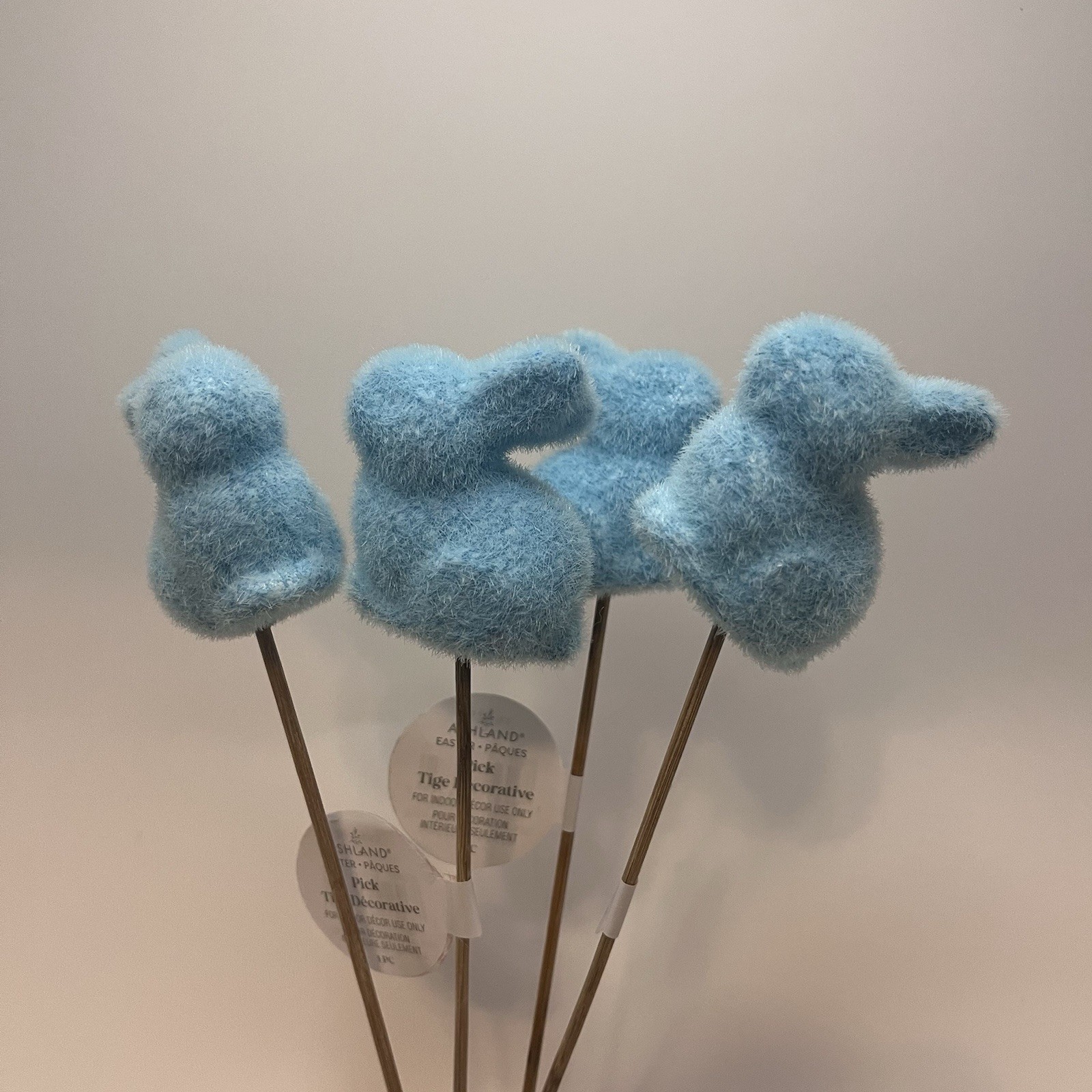 Blue Bunny Easter Mini Picks Pack Of 4 – NEW W/ Tags