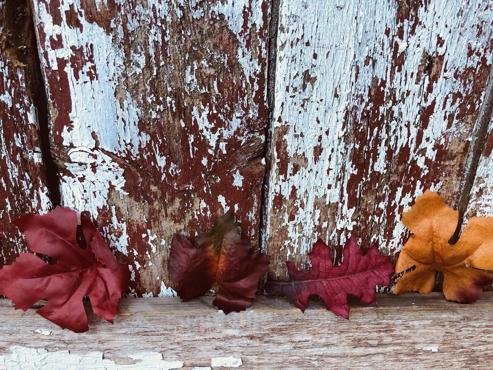 36 Redwood Forest Silk Fall Leaves Autumn Artificial LOOSE in A BAG
