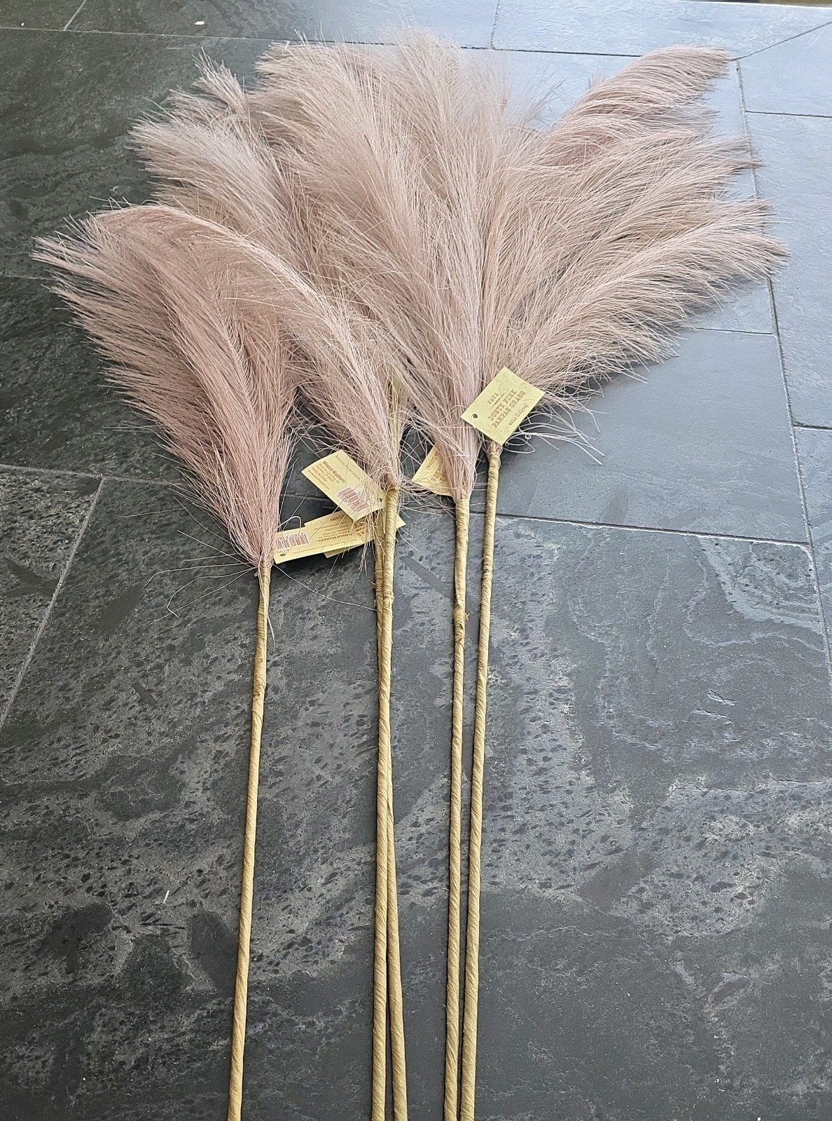 5PCS Faux Pampas Grass Large 36″/Tall Artificial Pompous Grass Pompass