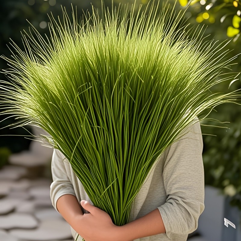 30pcs Lifelike Artificial Plants 70CM Onion Grass, Artificial Grass Plant