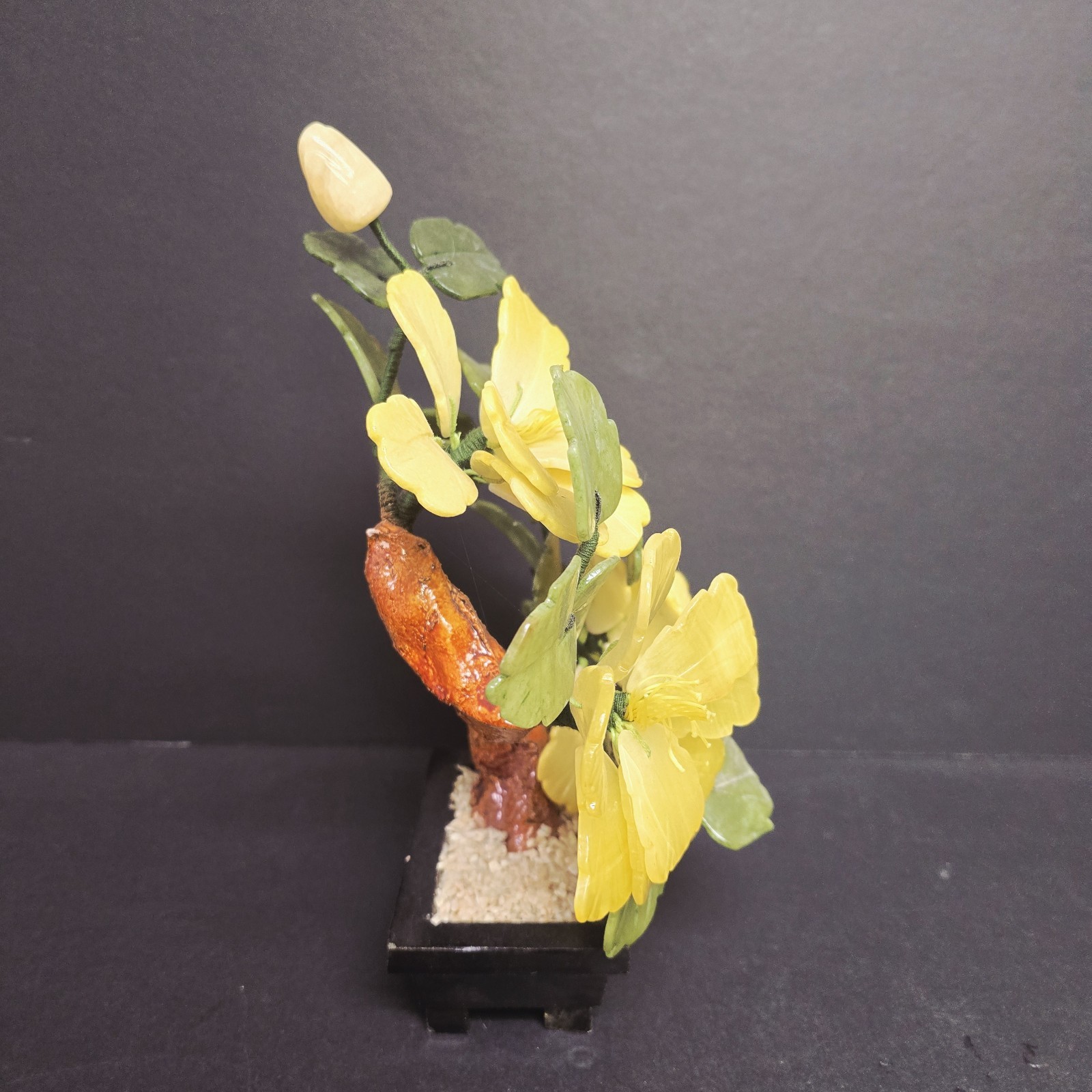 Artificial Bonsai Flowers Artificial Flowers Jade Potted Plant Peony Flower…