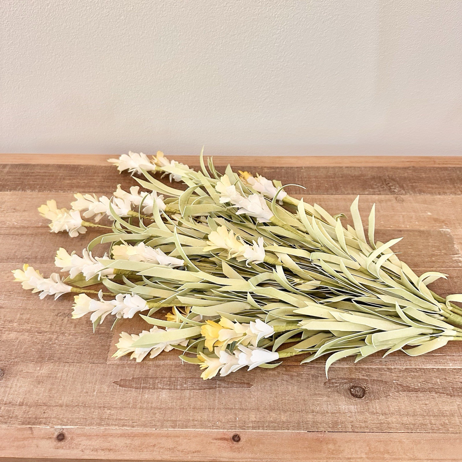 Artificial Freesia Flowers Pack of 3 Faux Flowers for Vase Filler Home Decor