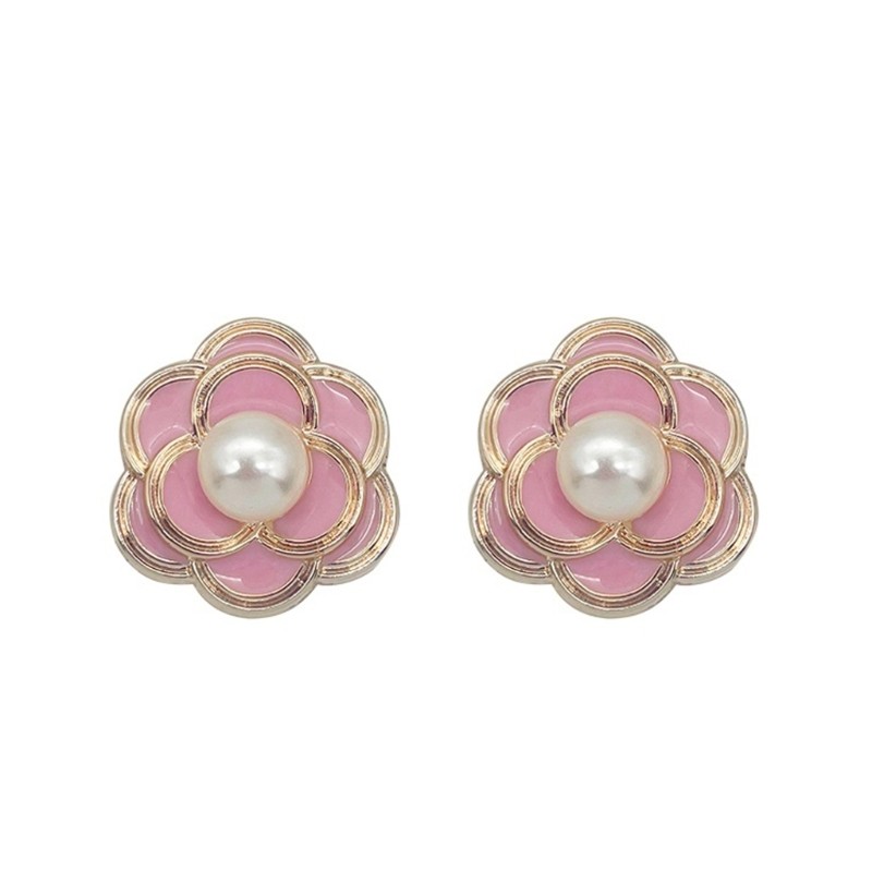 2 Piece Lovely Enameled Floral Headphone Accessory Perfect For Gift Giving
