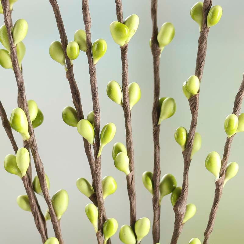 Group of 12 Apple Green Pip Berry Embellishing 12″Floral Sprays