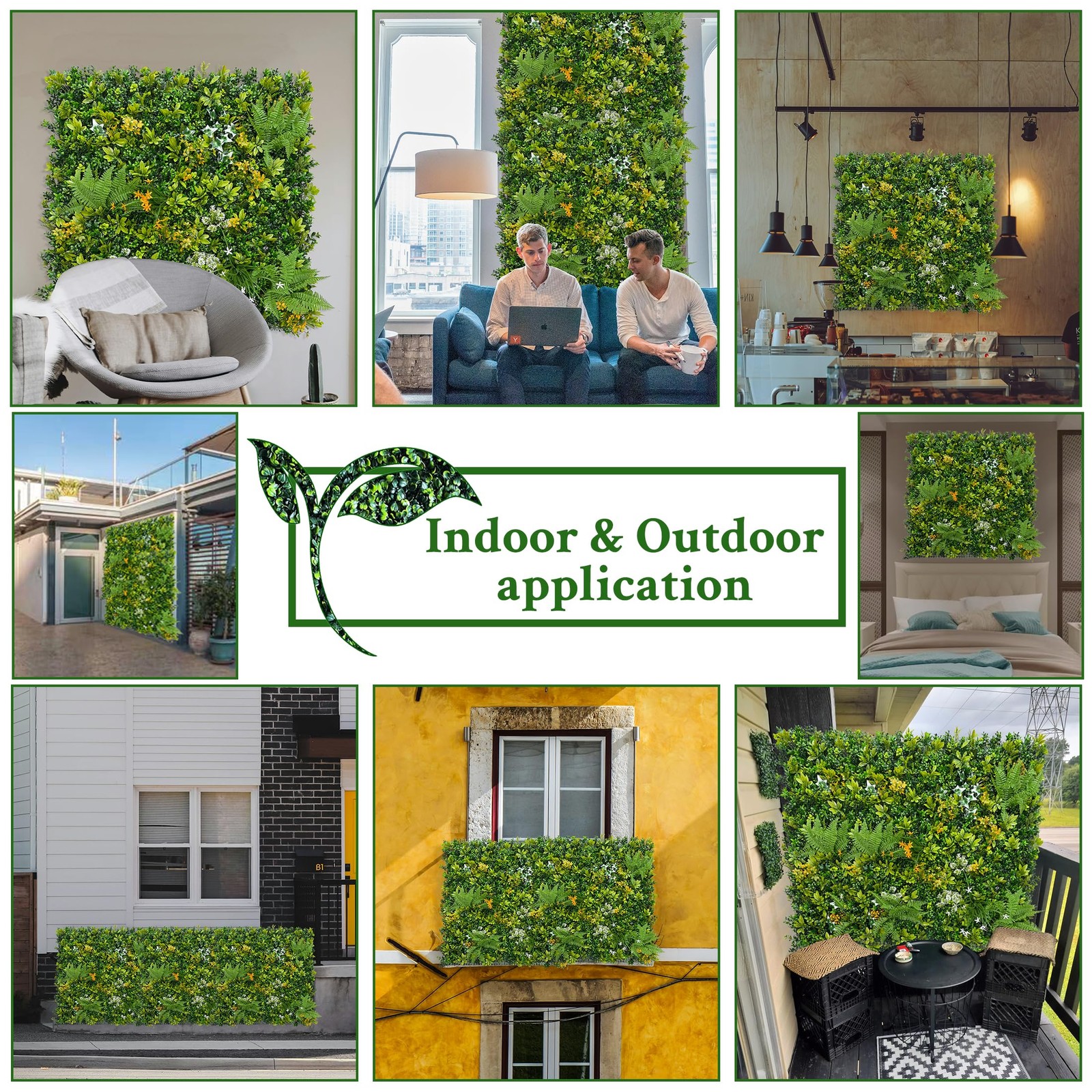 Artificial Boxwood Hedges Panels Roll:54” x 120” (45 sqft)