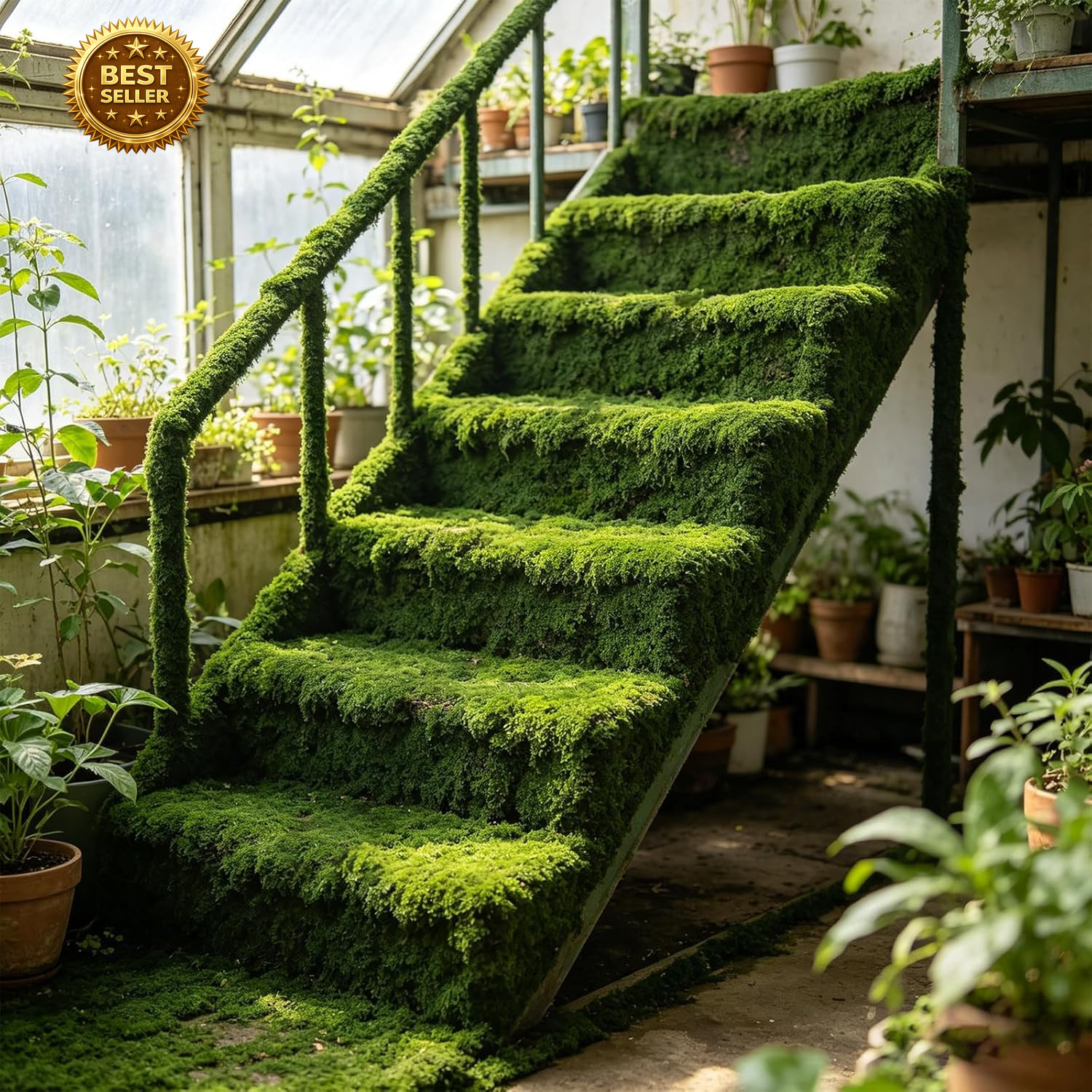 2PCS Artificial Moss Mat 39×78 Fake Moss Sheet Green Roll Garden Wedding Decor