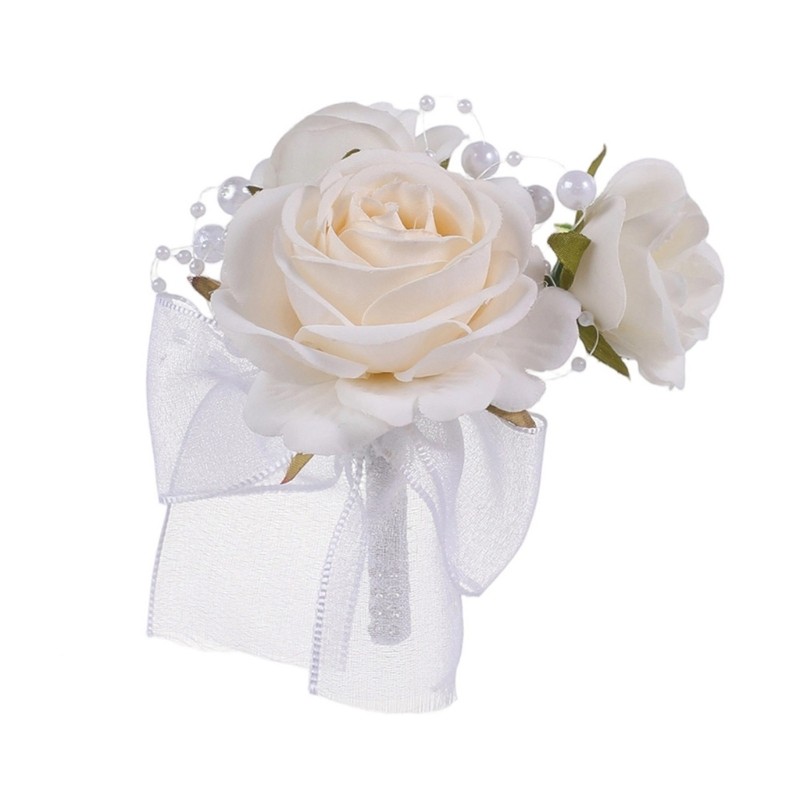 Faux Floral Arrangement Rhinestones Roses For Anniversary Dinner Table